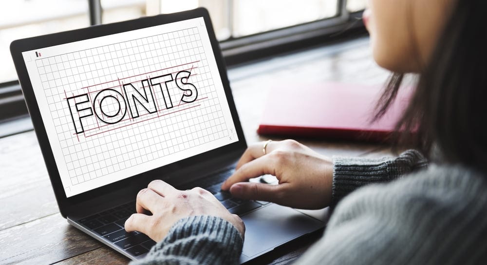 Typography fonts form an integral part of a business email marketing solution